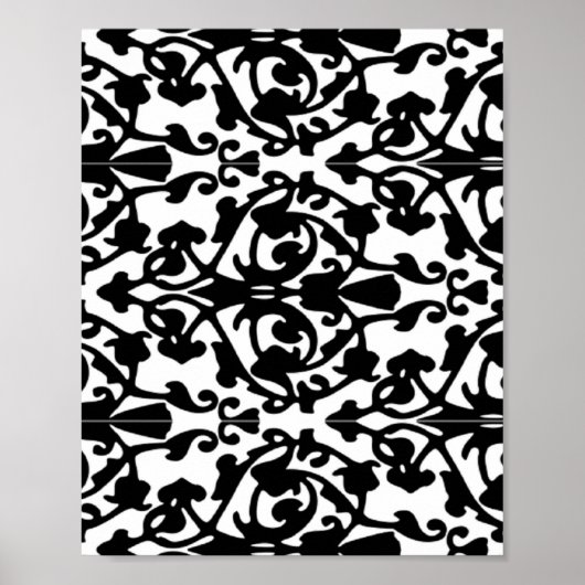Decoratief stempeldemper poster (Voorkant)