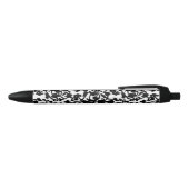 Decoratief stempeldemper zwarte inkt pen (Bovenkant)