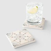 Decoratief Stenen Onderzetter (Zijkant)