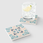 Decoratief Stenen Onderzetter (Zijkant)