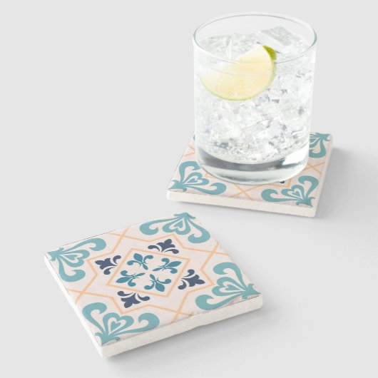 Decoratief Stenen Onderzetter (Zijkant)