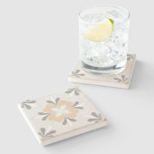 Decoratief Stenen Onderzetter (Zijkant)