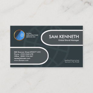 Decoratief stijlvol tabblad Globaal ontwerp Merkbe Visitekaartje