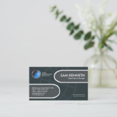 Decoratief stijlvol tabblad Globaal ontwerp Merkbe Visitekaartje (Staand voorkant)