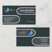 Decoratief stijlvol tabblad Globaal ontwerp Merkbe Visitekaartje (Voorkant / Achterkant)