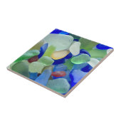 decoratief tegels van zeeglazen tegeltje (Zijkant)