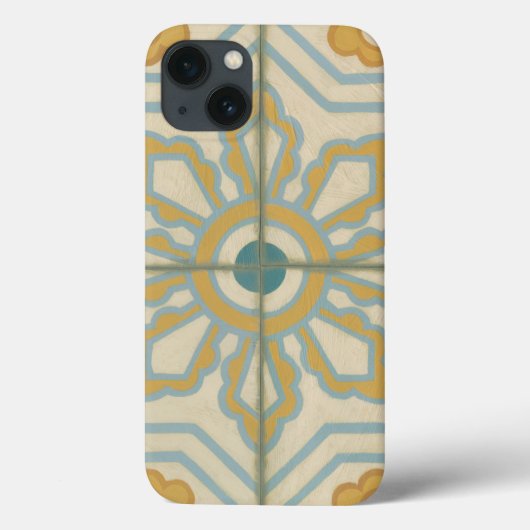 Decoratief Tile Patroon van de Oude Wereld Case-Mate iPhone Case (Achterkant)