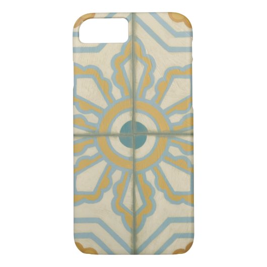 Decoratief Tile Patroon van de Oude Wereld Case-Mate iPhone Case (Achterkant)