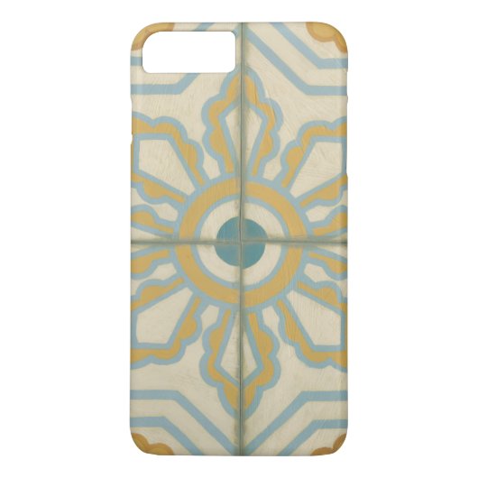 Decoratief Tile Patroon van de Oude Wereld Case-Mate iPhone Case (Achterkant)