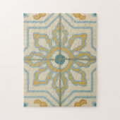 Decoratief Tile Patroon van de Oude Wereld Legpuzzel (Verticaal)