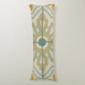 Decoratief Tile Patroon van de Oude Wereld Lichaamskussen (Voorkant Verticaal)