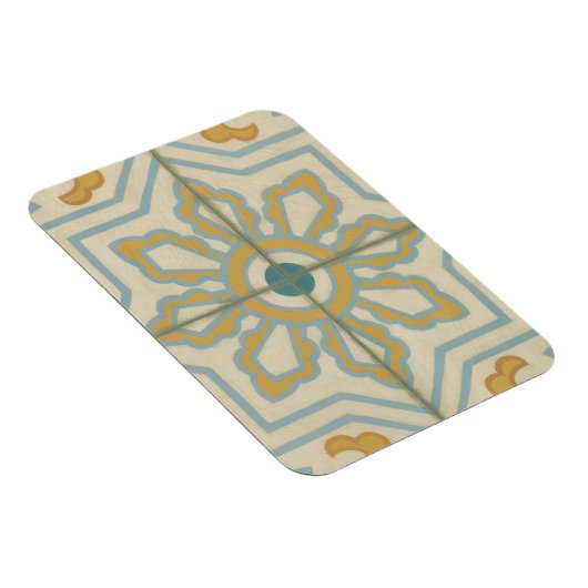 Decoratief Tile Patroon van de Oude Wereld Magneet (Rechterzijde)