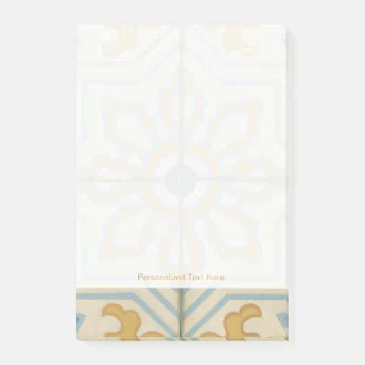 Decoratief Tile Patroon van de Oude Wereld Post-it® Notes (Voorkant)