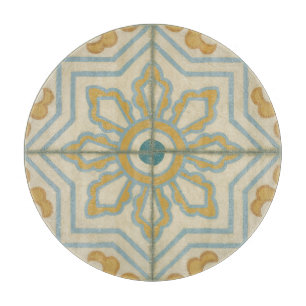 Decoratief Tile Patroon van de Oude Wereld Snijplank