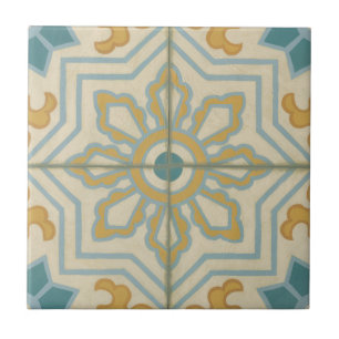 Decoratief Tile Patroon van de Oude Wereld Tegeltje