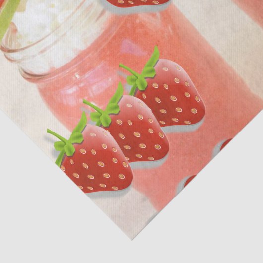 Decoratief tissuepapier aardbei daquirri (Detail)