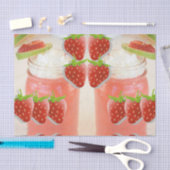 Decoratief tissuepapier aardbei daquirri (Craft)