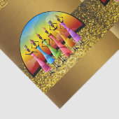 Decoratief tissuepapier Afrikaans (Detail)