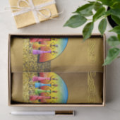 Decoratief tissuepapier Afrikaans (Geschenk)