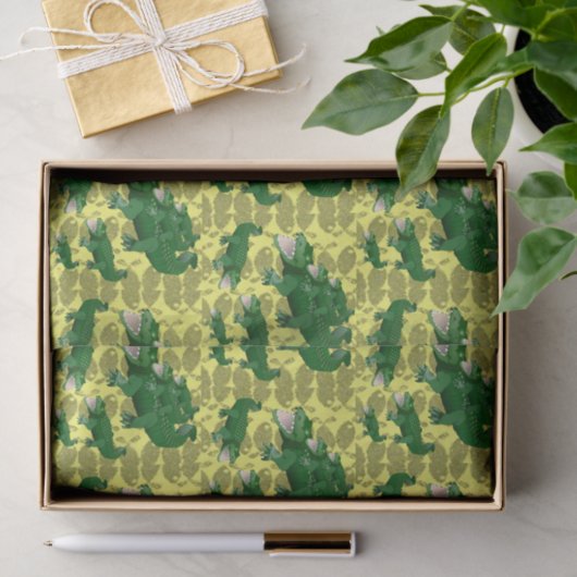 Decoratief tissuepapier Alligators (Geschenk)