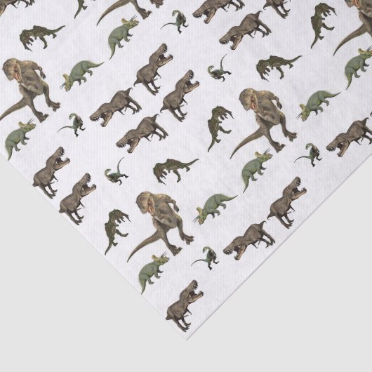 Decoratief tissuepapier Dinosaur (Detail)