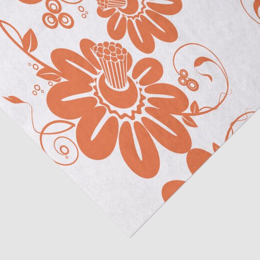 Decoratief tissuepapier floral (Detail)