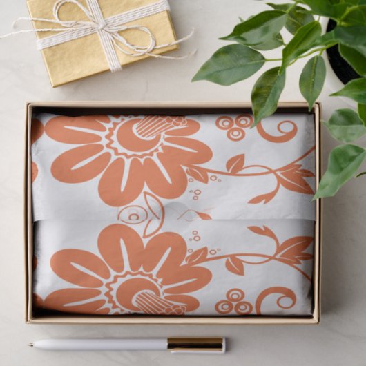 Decoratief tissuepapier floral (Geschenk)
