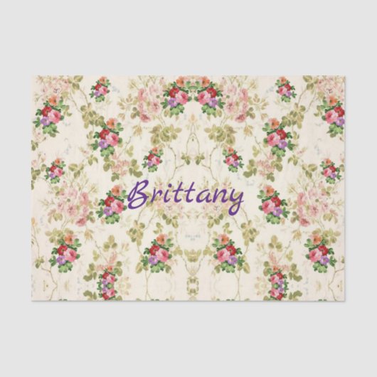 Decoratief tissuepapier floral (Voorkant)