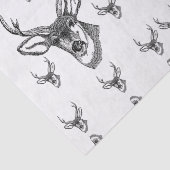 Decoratief tissuepapier herten in het wild (Detail)