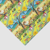 Decoratief tissuepapier kerststrand (Detail)