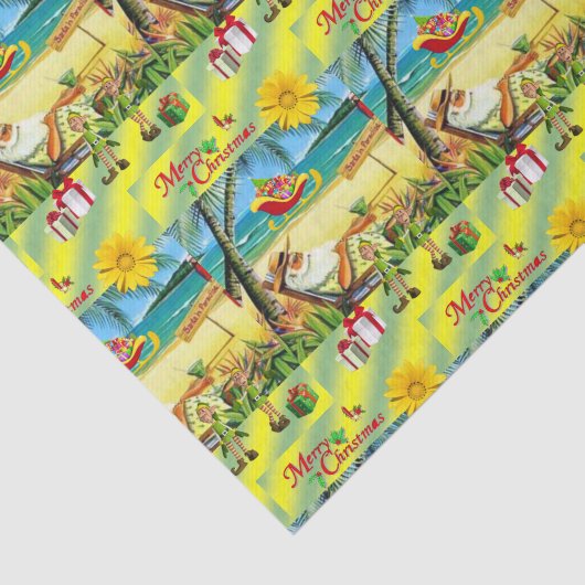 Decoratief tissuepapier kerststrand (Detail)