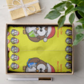 Decoratief tissuepapier kerstuil (Geschenk)