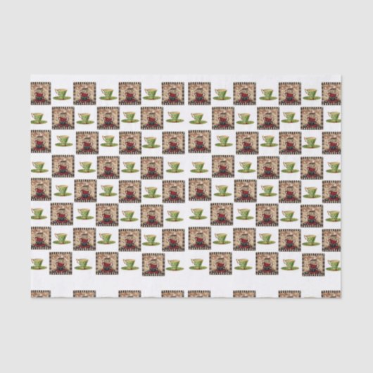 Decoratief tissuepapier Koffiebeker (Voorkant)