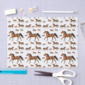 Decoratief tissuepapier Paarden (Craft)