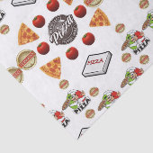 Decoratief tissuepapier Pizza (Detail)