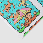 Decoratief tissuepapier Raining Cats and Dogs (Detail)