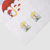 Decoratief tissuepapier Regen (Detail)