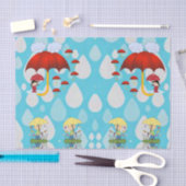 Decoratief tissuepapier Regen (Craft)