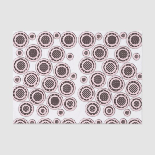 Decoratief tissuepapier Roze (Voorkant)