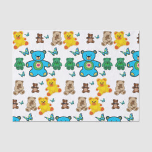 Decoratief tissuepapier teddyberen