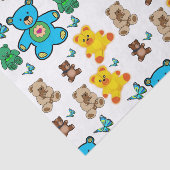 Decoratief tissuepapier teddyberen (Detail)