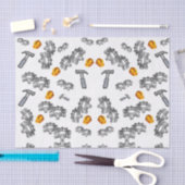 Decoratief tissuepapier timmerwerktuigen (Craft)