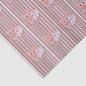 Decoratief tissuepapier Varkens (Detail)