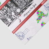 Decoratief tissuepapier winkelen New York (Detail)