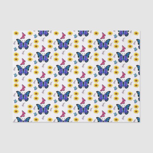 Decoratief tissuepapier Zonnebloem (Voorkant)