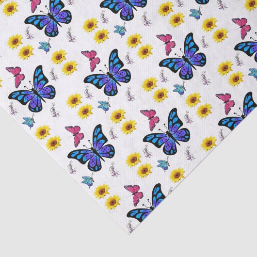 Decoratief tissuepapier Zonnebloem (Detail)