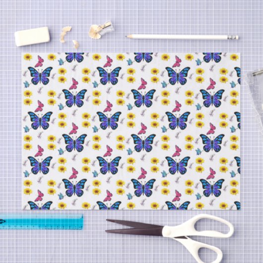 Decoratief tissuepapier Zonnebloem (Craft)