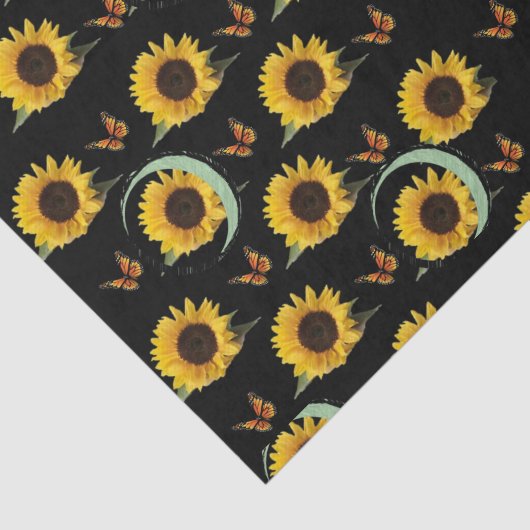 Decoratief tissuepapier Zonnebloem (Detail)
