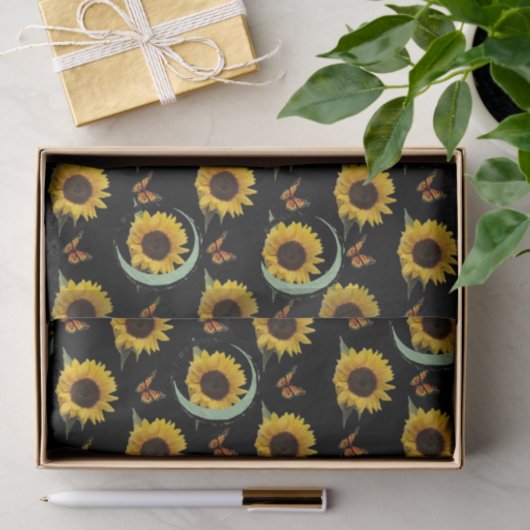 Decoratief tissuepapier Zonnebloem (Geschenk)