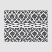 Decoratief tissuepapier zwart wit (Voorkant)